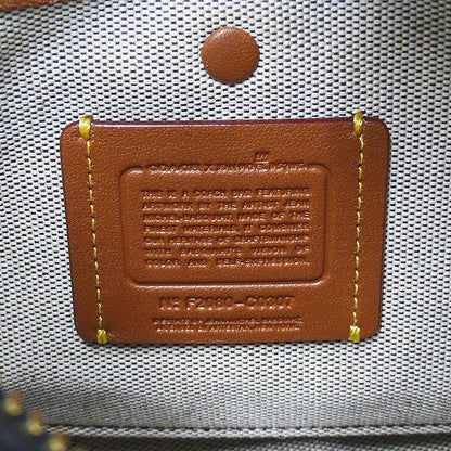 COACH コーチ ローグ 25 2wayバッグ ブラック C0307 レザー レディース ジャンミシェルバスキア コラボ 【中古】