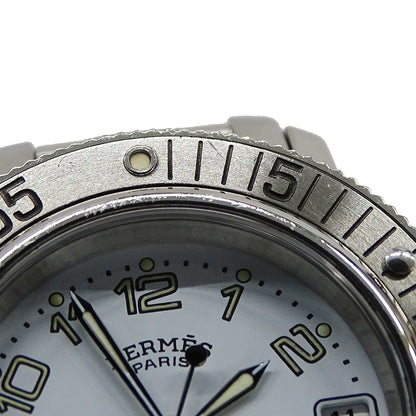 HERMES エルメス クリッパー ダイバー CL5.210 レディース 腕時計 クオーツ QZ ステンレス 磨き済み【中古】