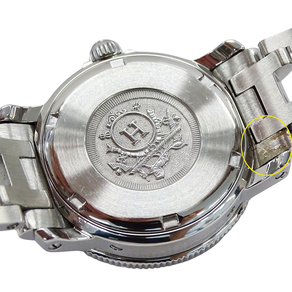 HERMES エルメス クリッパー ダイバー CL5.210 レディース 腕時計 クオーツ QZ ステンレス 磨き済み【中古】