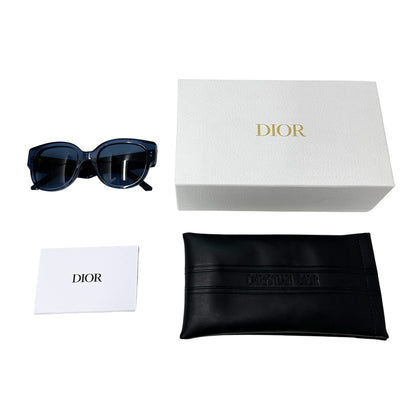 Dior ディオール サングラス WILDIOR BU ブルー 30B0 プラスチック レディース 【中古】