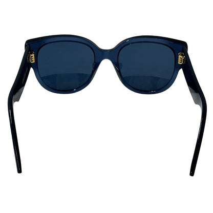 Dior ディオール サングラス WILDIOR BU ブルー 30B0 プラスチック レディース 【中古】