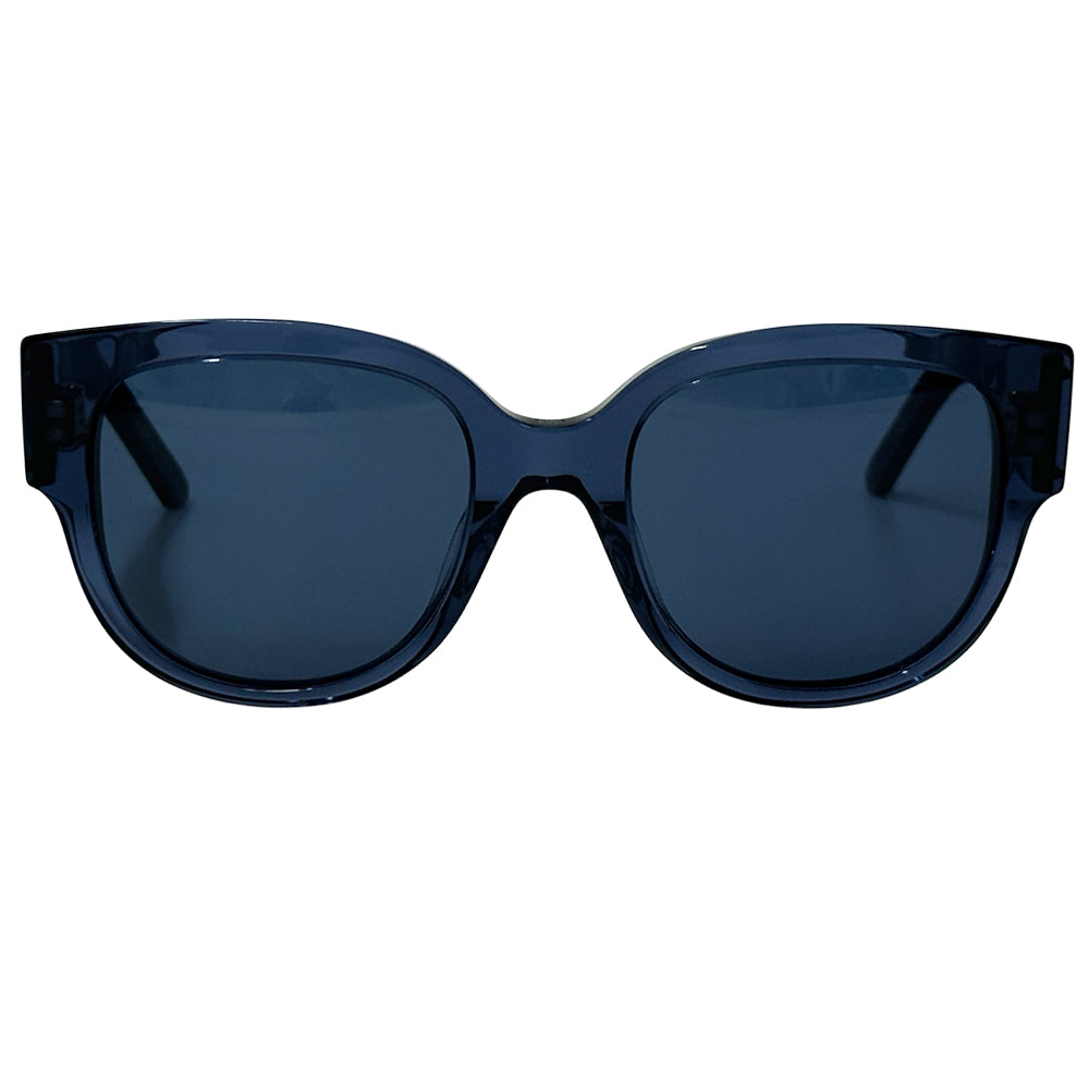 Dior ディオール サングラス WILDIOR BU ブルー 30B0 プラスチック レディース 【中古】