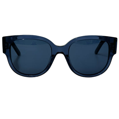 Dior ディオール サングラス WILDIOR BU ブルー 30B0 プラスチック レディース 【中古】