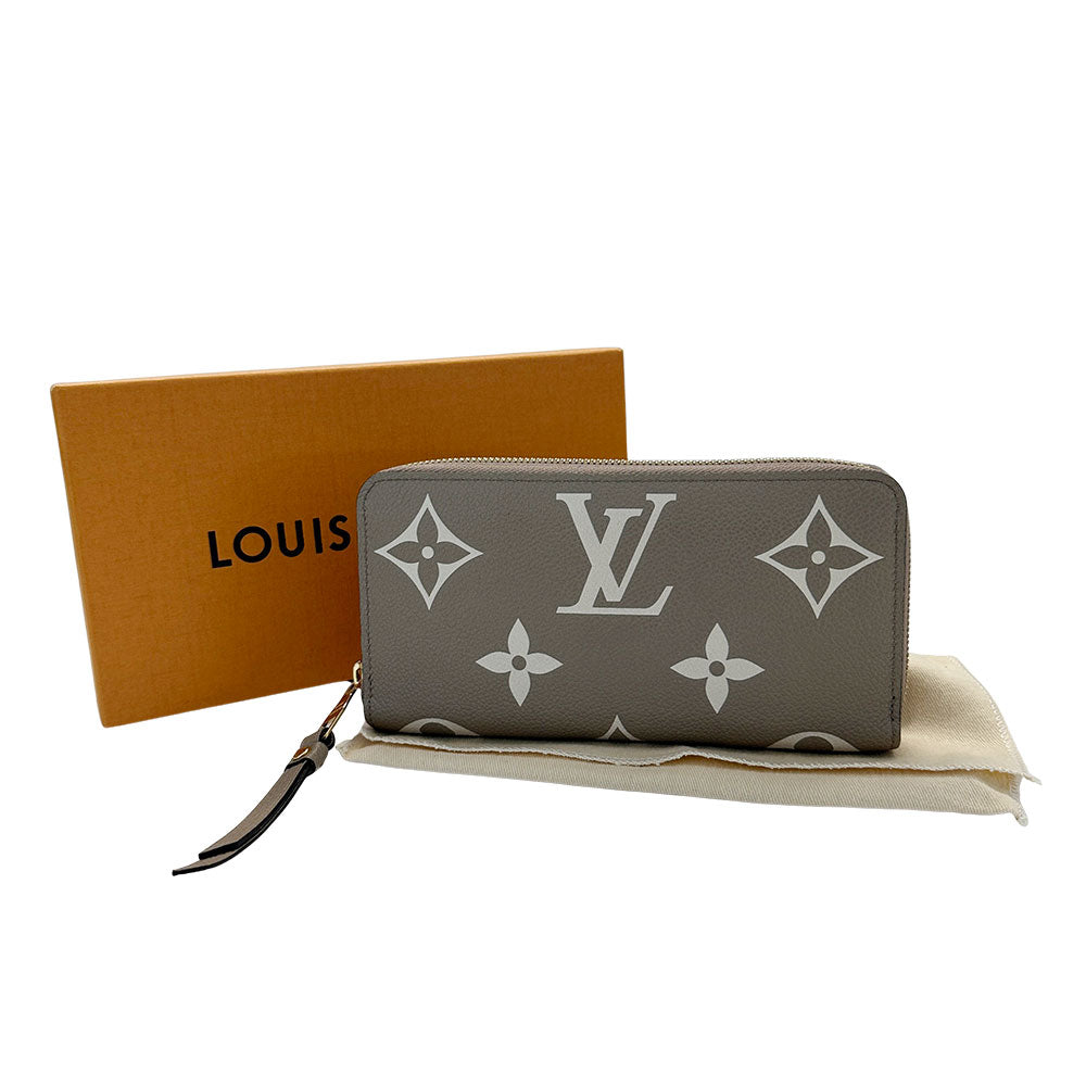 LOUIS VUITTON ルイ・ヴィトン ジッピー・ウォレット 長財布 バイカラー モノグラム アンプラント トゥルトレール クレーム M69794 モノグラムアンプラント レディース メンズ 【中古】