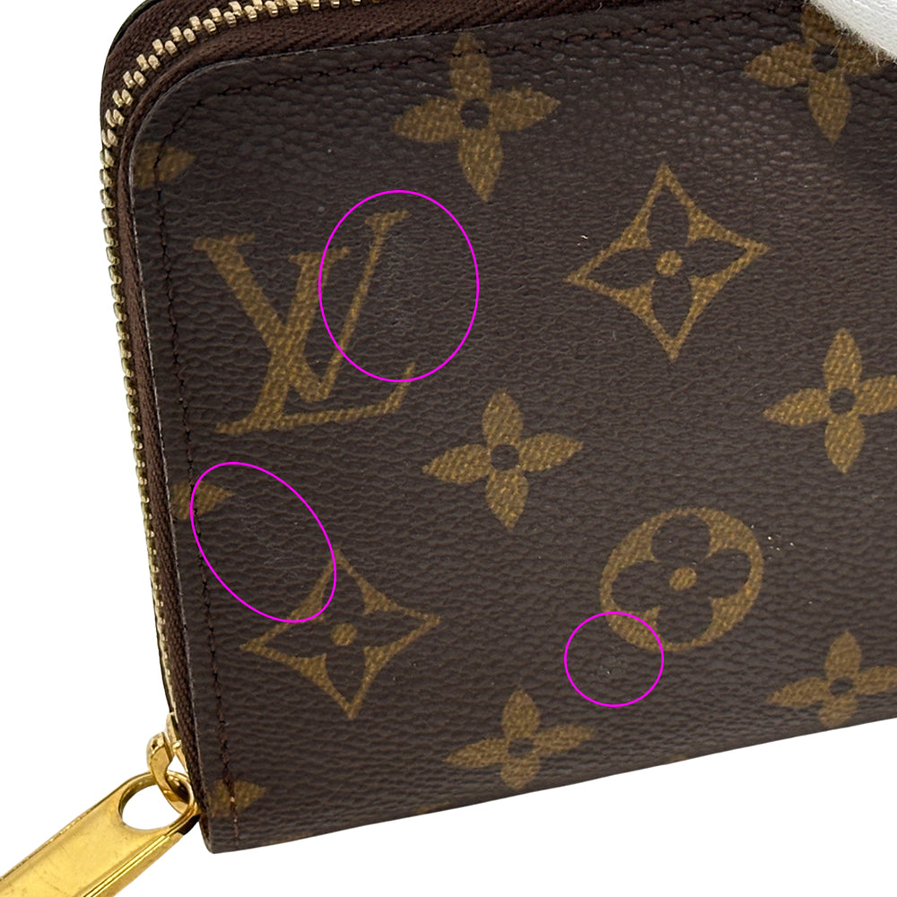 LOUIS VUITTON ルイ・ヴィトン ジッピーウォレット 長財布 モノグラム ブラウン M60017 レディース メンズ 【中古】