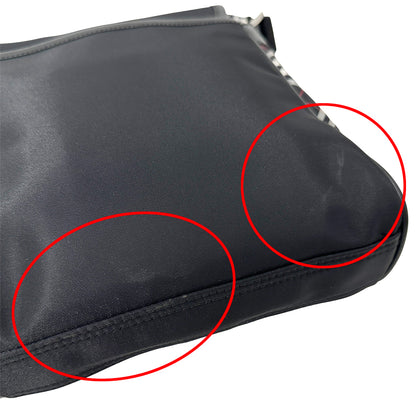 BURBERRY BLACK LABEL バーバリーブラックレーベル ショルダーバッグ ブラック ナイロン メンズ 【中古】
