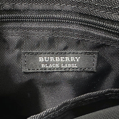 BURBERRY BLACK LABEL バーバリーブラックレーベル ショルダーバッグ ブラック ナイロン メンズ 【中古】