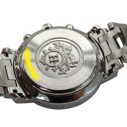 HERMES エルメス クリッパー CL1.310 レディース 腕時計 ピンクシェル クオーツ QZ ステンレス 磨き済み【中古】
