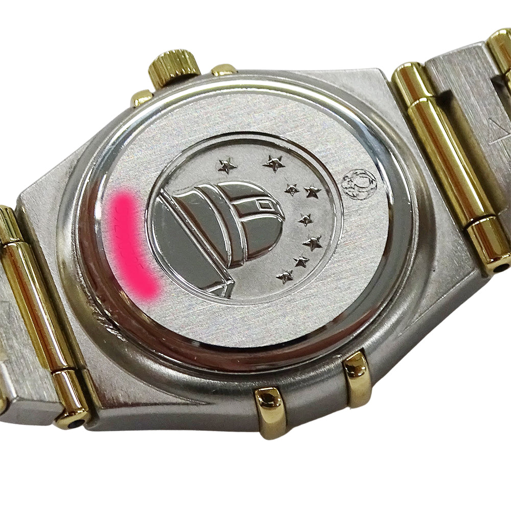OMEGA オメガ コンステレーション ミニ 1267.75 レディース 腕時計 クオーツ QZ SS YG ダイヤモンド 磨き済み【中古】