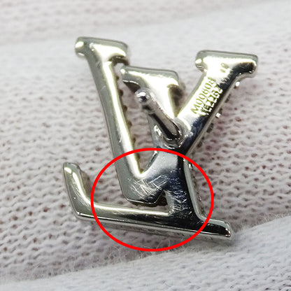 LOUIS VUITTON ルイ・ヴィトン ピアス・LV アイコニック ストラス ピアス ラインストーン シルバー レディース M00608 【中古】