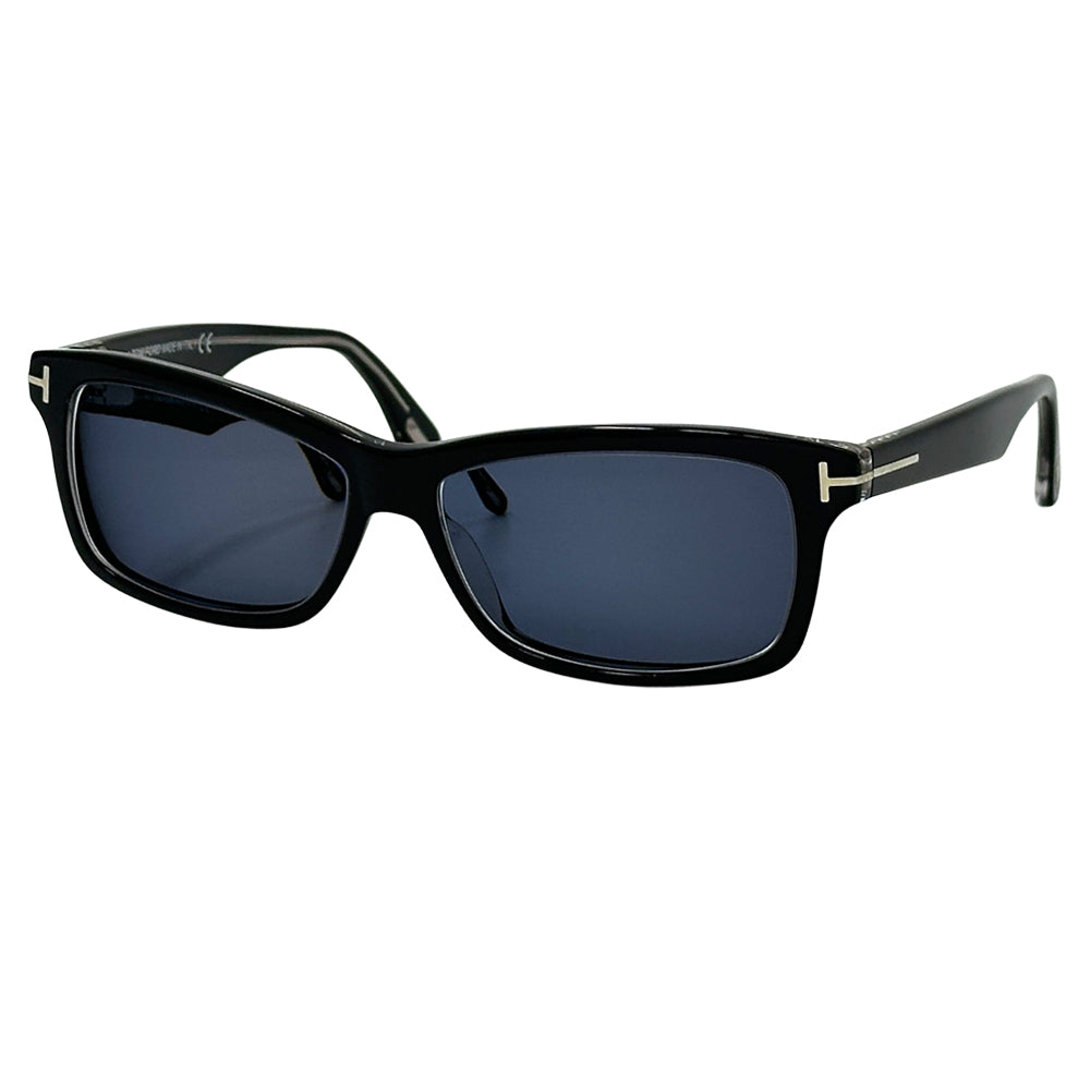 TOM FORD トムフォード サングラス ブラック TF5146 レディース メンズ 度入り 【中古】