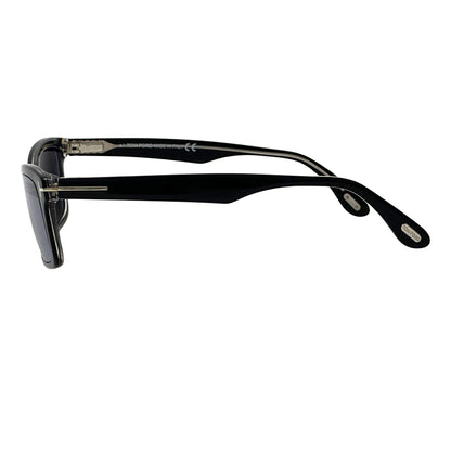 TOM FORD トムフォード サングラス ブラック TF5146 レディース メンズ 度入り 【中古】