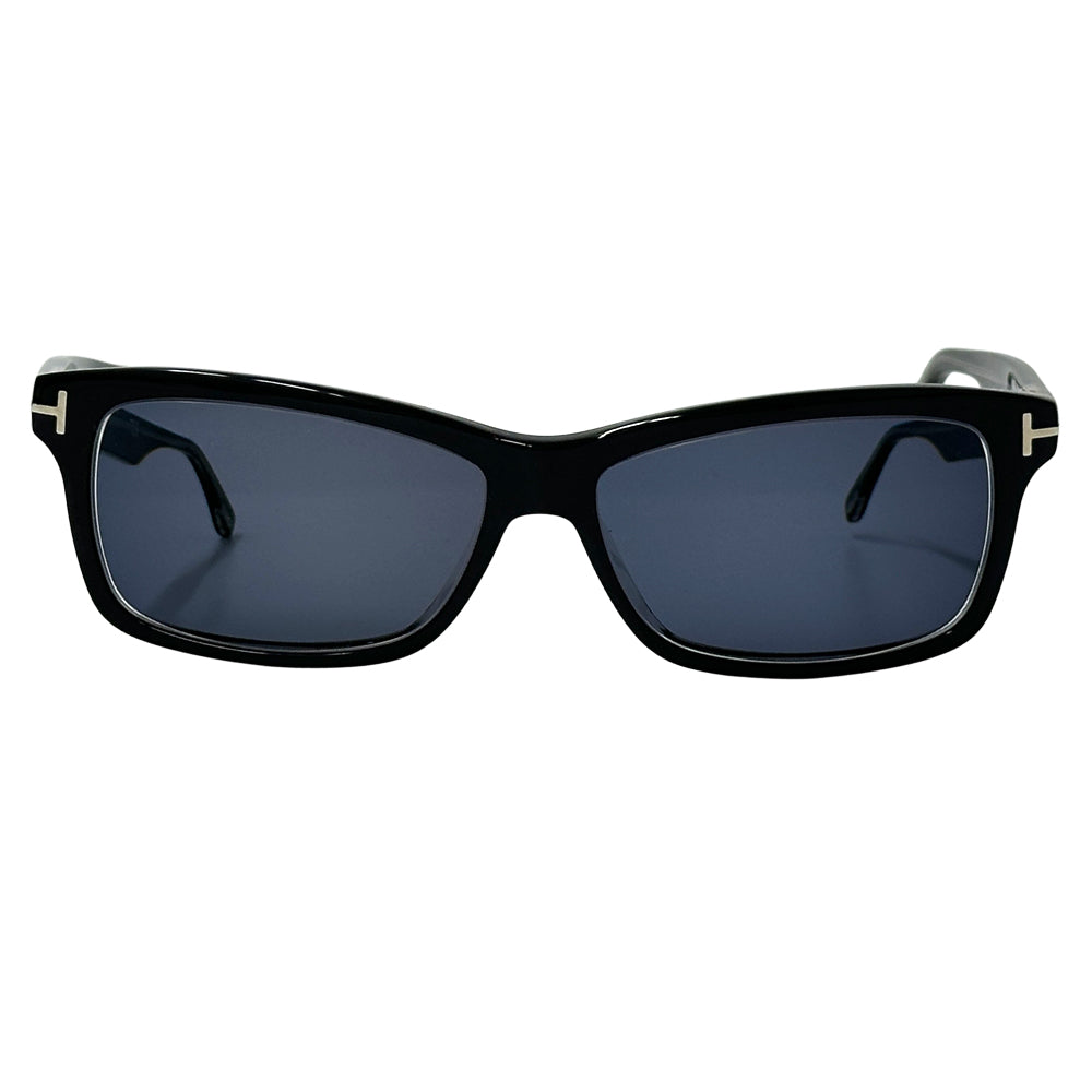 TOM FORD トムフォード サングラス ブラック TF5146 レディース メンズ 度入り 【中古】