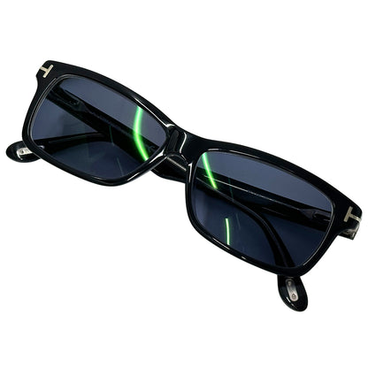 TOM FORD トムフォード サングラス ブラック TF5146 レディース メンズ 度入り 【中古】