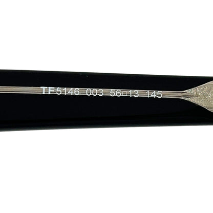 TOM FORD トムフォード サングラス ブラック TF5146 レディース メンズ 度入り 【中古】