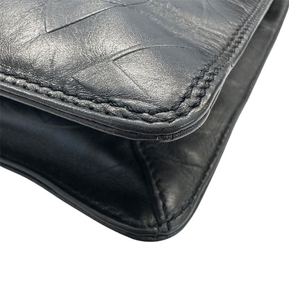 CHANEL シャネル ショルダーバッグ ココマーク ブラック ラムスキン レディース 【中古】