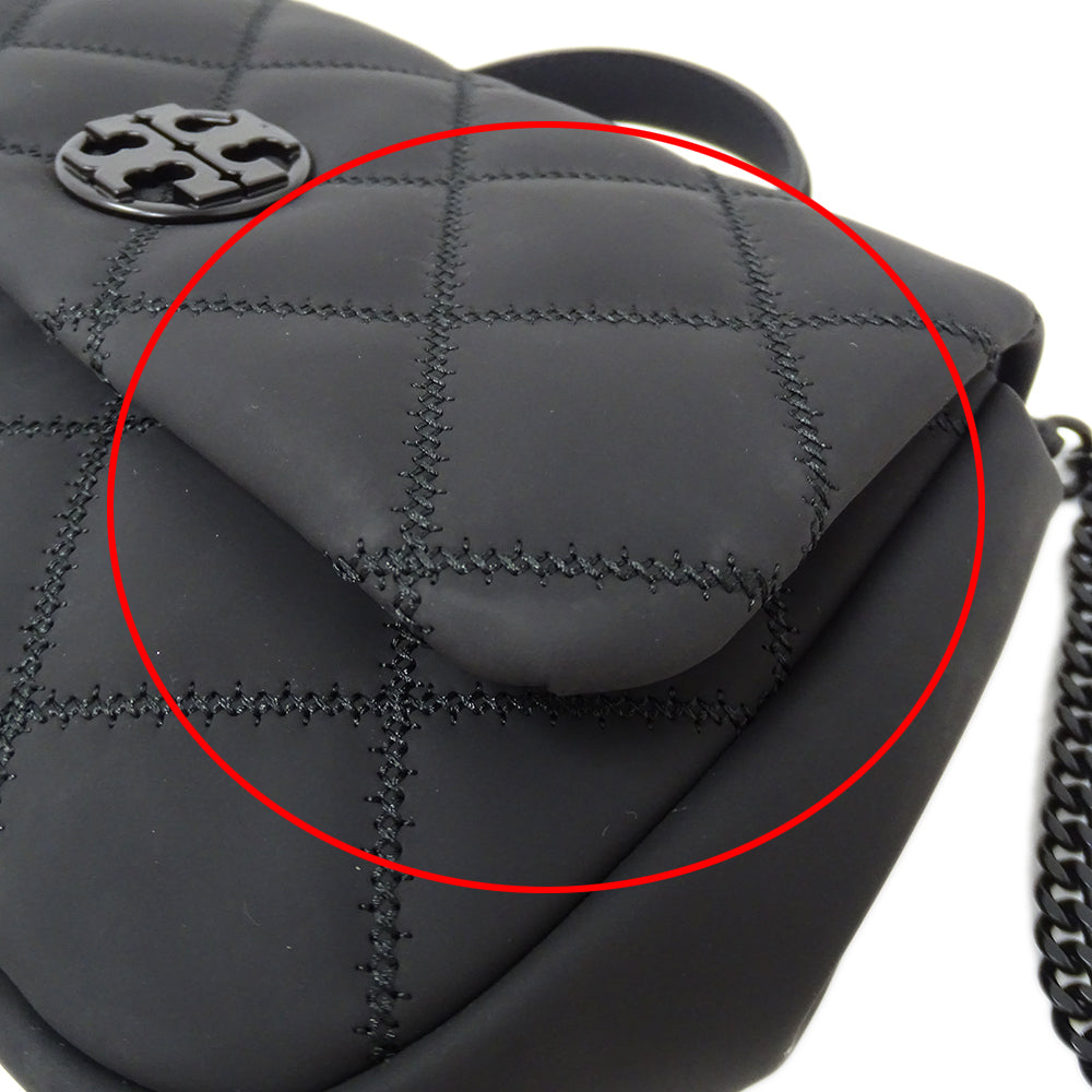 Tory Burch トリーバーチ ウィラ 2wayバッグ ブラック レディース 【中古】