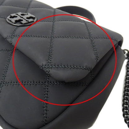 Tory Burch トリーバーチ ウィラ 2wayバッグ ブラック レディース 【中古】