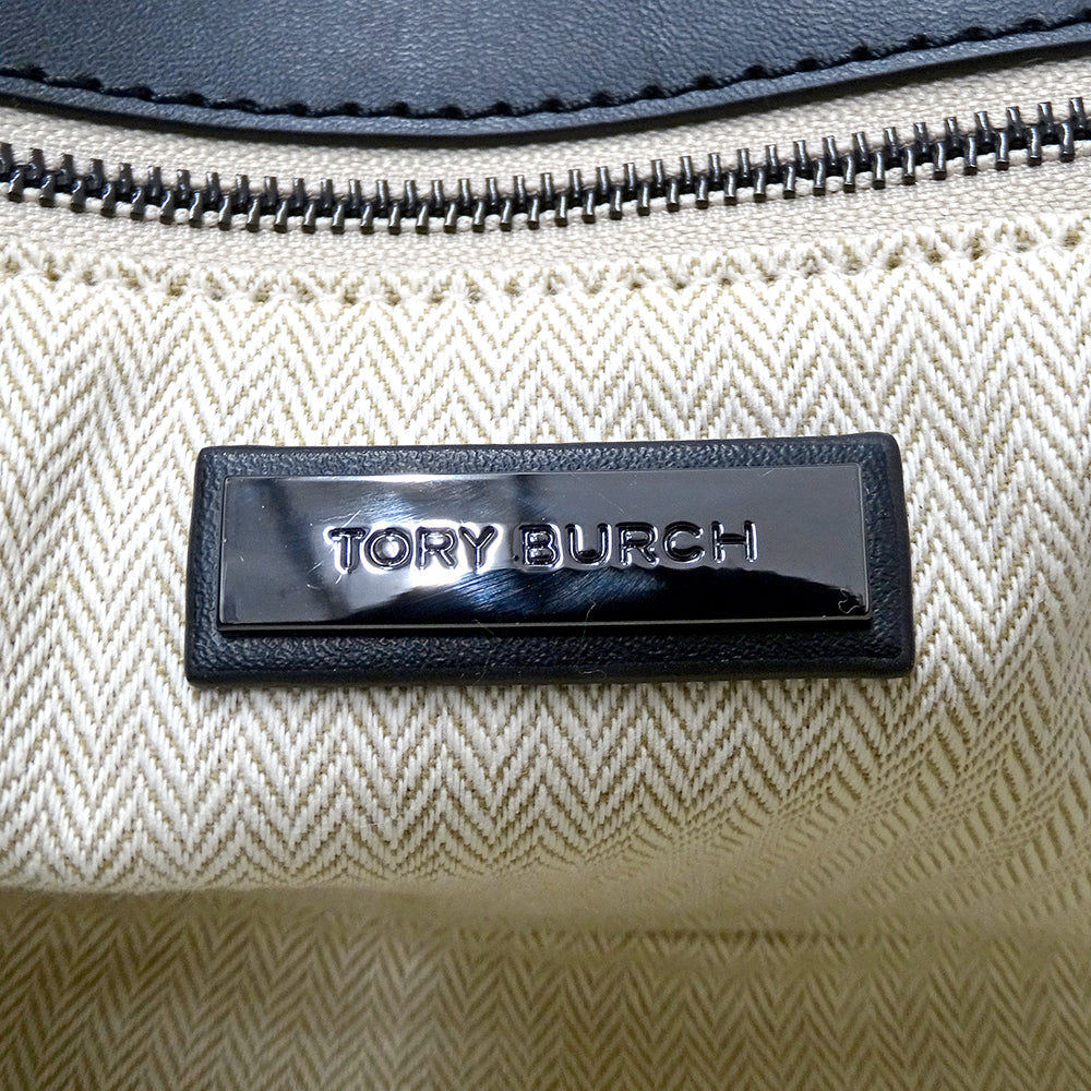 Tory Burch トリーバーチ ウィラ 2wayバッグ ブラック レディース 【中古】