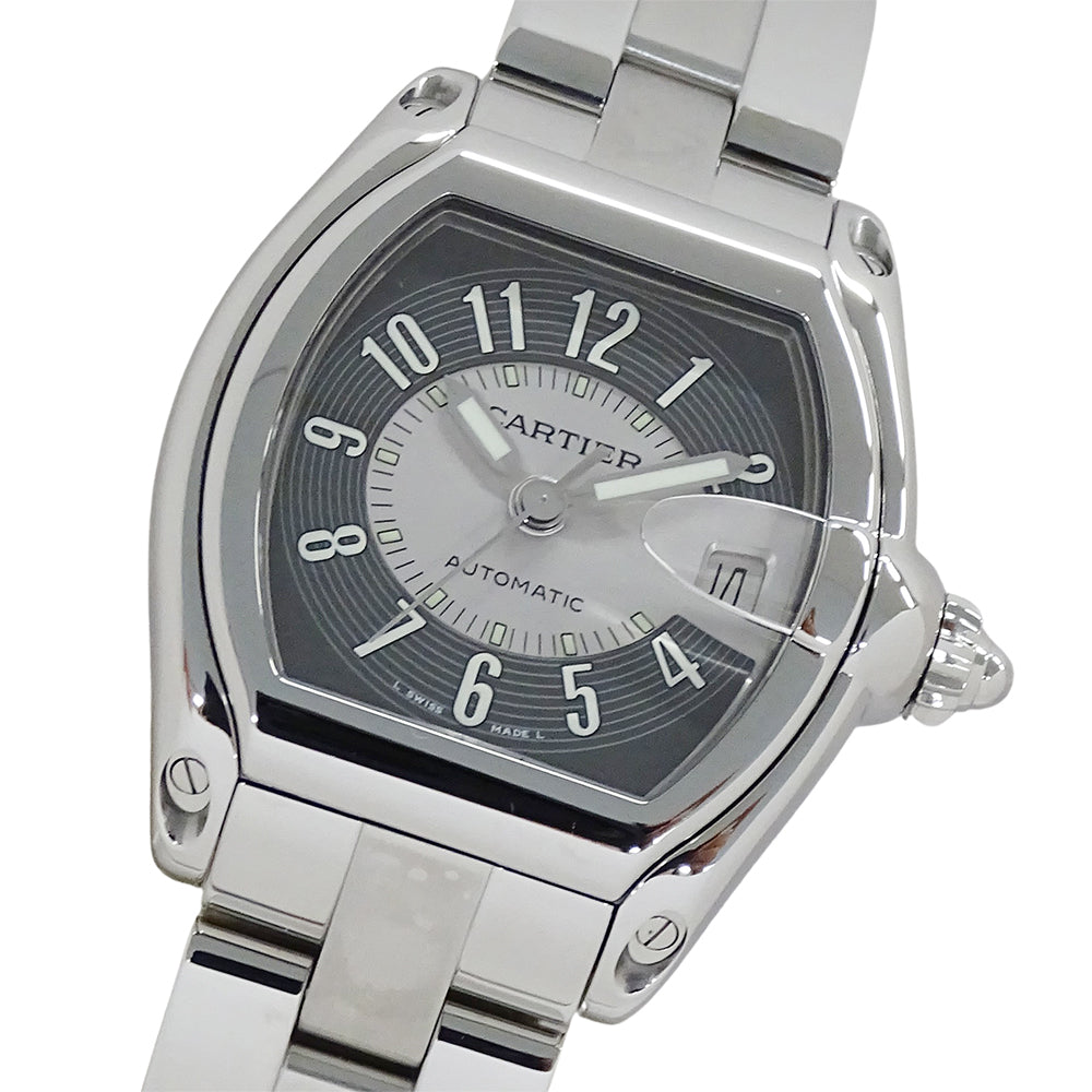Cartier カルティエ ロードスター LM W62001V3 メンズ 腕時計 自動巻き AT ステンレス 磨き済み【中古】