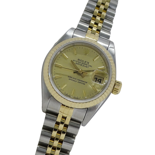 ROLEX ロレックス デイトジャスト 69173 S番 レディース 腕時計 自動巻き SS YG 磨き済み【中古】