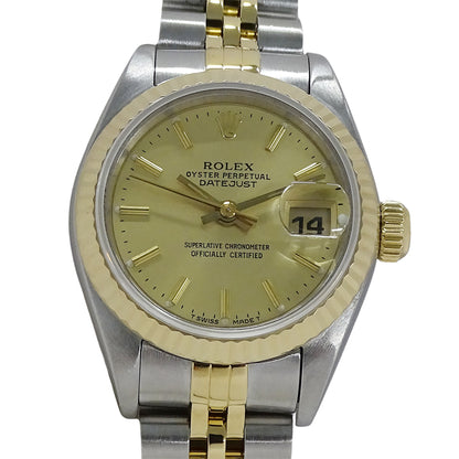 ROLEX ロレックス デイトジャスト 69173 S番 レディース 腕時計 自動巻き SS YG 磨き済み【中古】