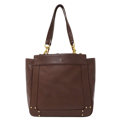 Chloe クロエ トートバッグ エデン ブラウン レザー レディース 【中古】