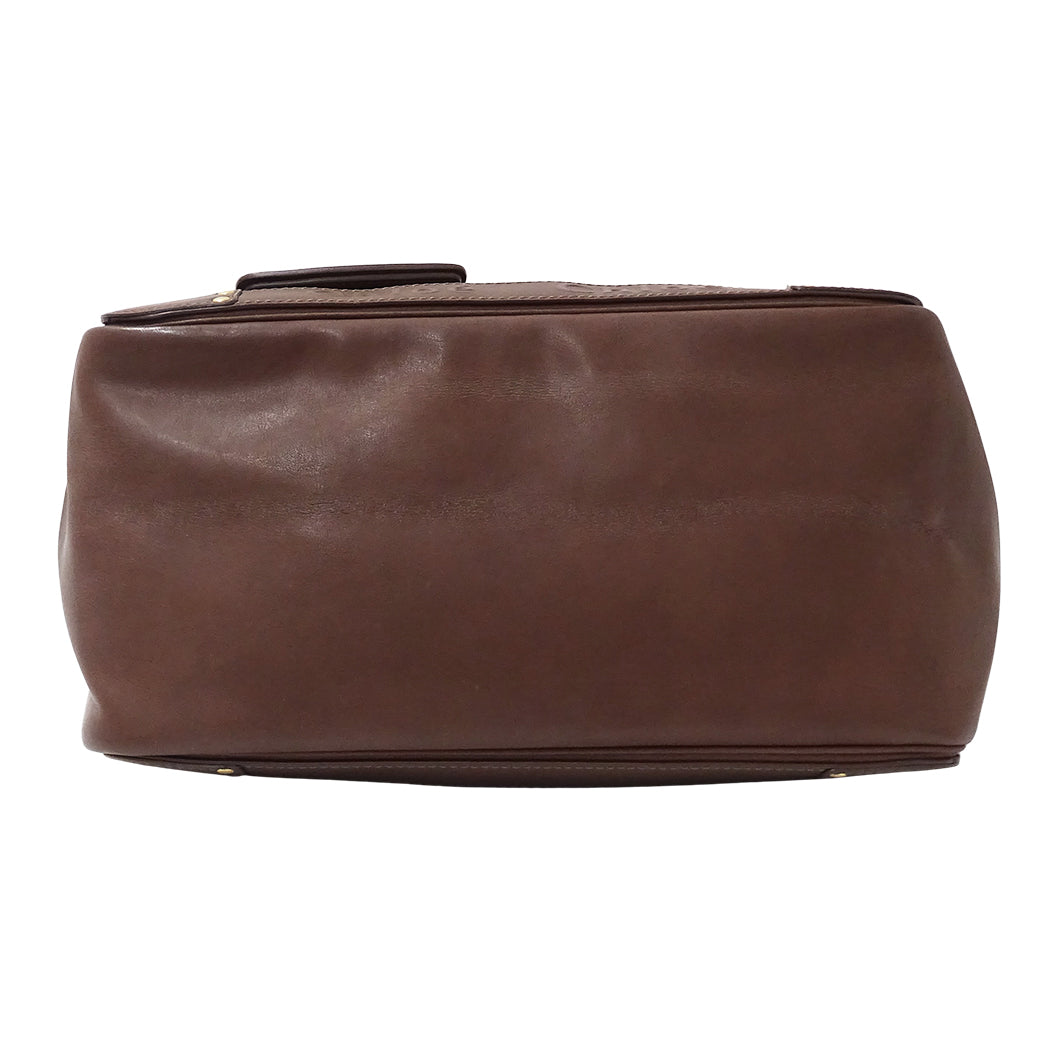 Chloe クロエ トートバッグ エデン ブラウン レザー レディース 【中古】