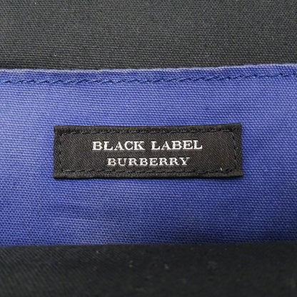 BURBERRY BLACK LABEL バーバリーブラックレーベル ボディバッグ ブラック レザー メンズ 【中古】