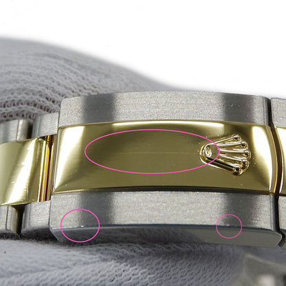 ROLEX ロレックス デイトジャスト 126203 ランダム番 メンズ 腕時計 自動巻き SS YG OH・磨き済み 【中古】