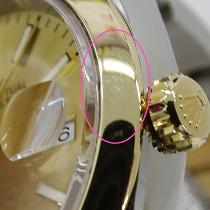 ROLEX ロレックス デイトジャスト 126203 ランダム番 メンズ 腕時計 自動巻き SS YG OH・磨き済み 【中古】