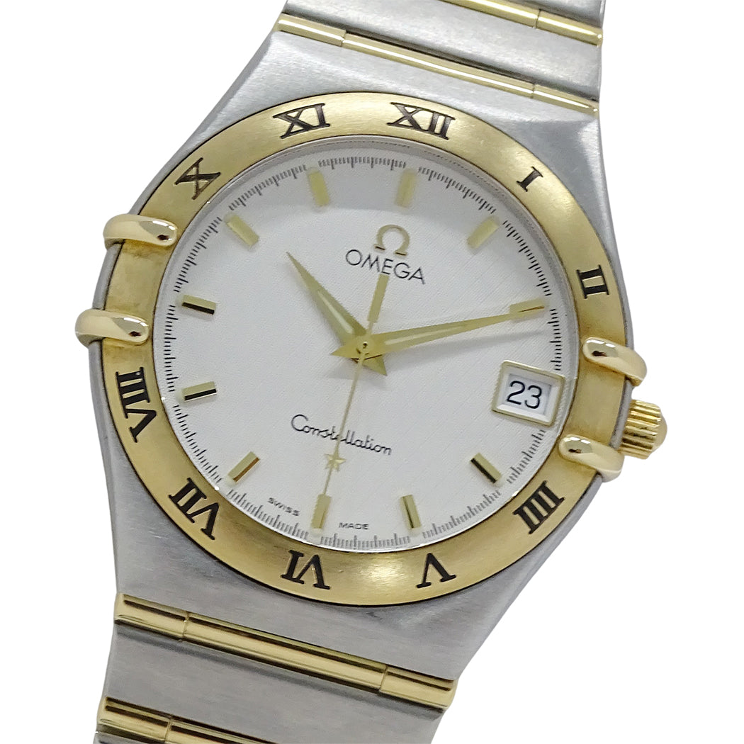 OMEGA オメガ コンステレーション 1212.30 メンズ 腕時計 クオーツ QZ SS YG 磨き済み【中古】