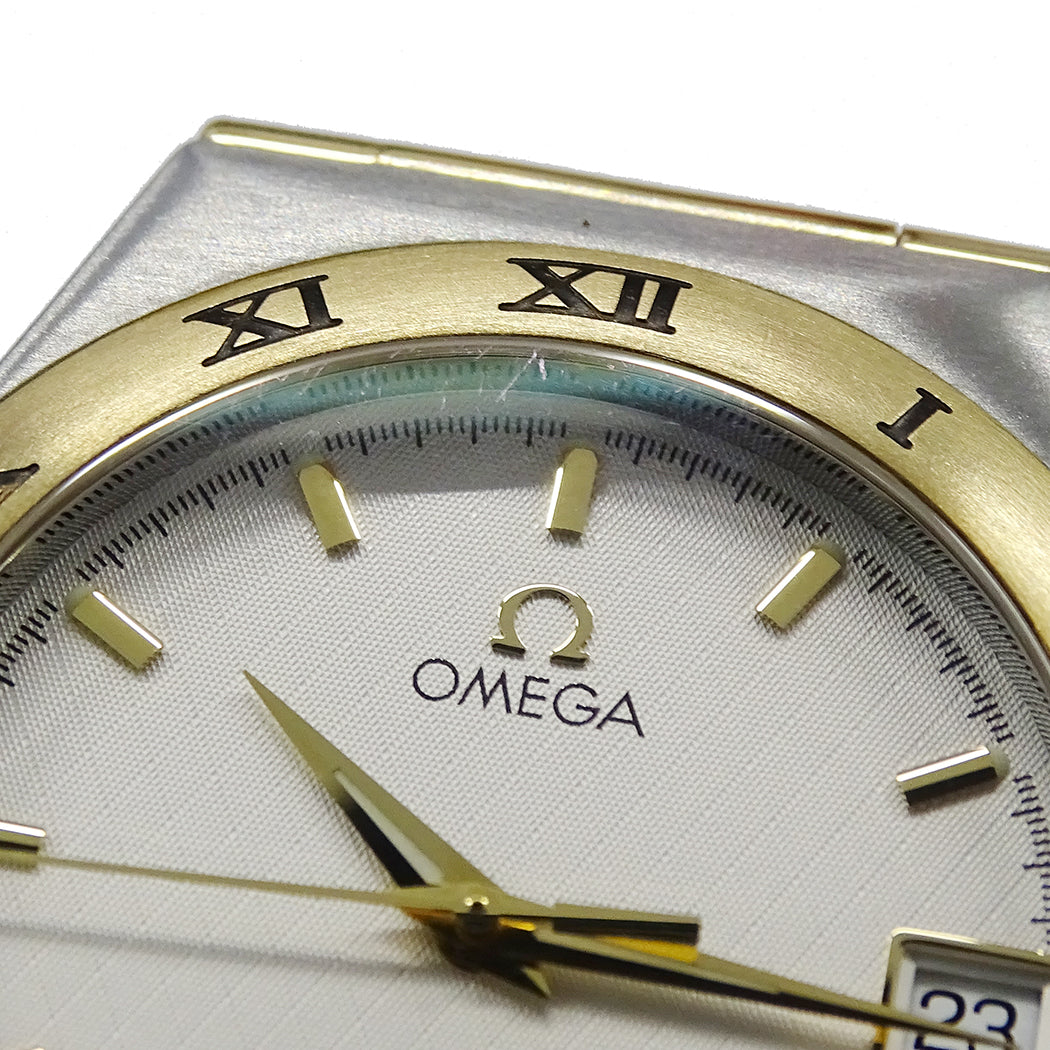 OMEGA オメガ コンステレーション 1212.30 メンズ 腕時計 クオーツ QZ SS YG 磨き済み【中古】
