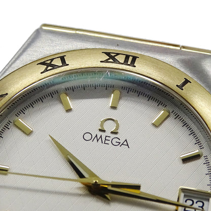 OMEGA オメガ コンステレーション 1212.30 メンズ 腕時計 クオーツ QZ SS YG 磨き済み【中古】