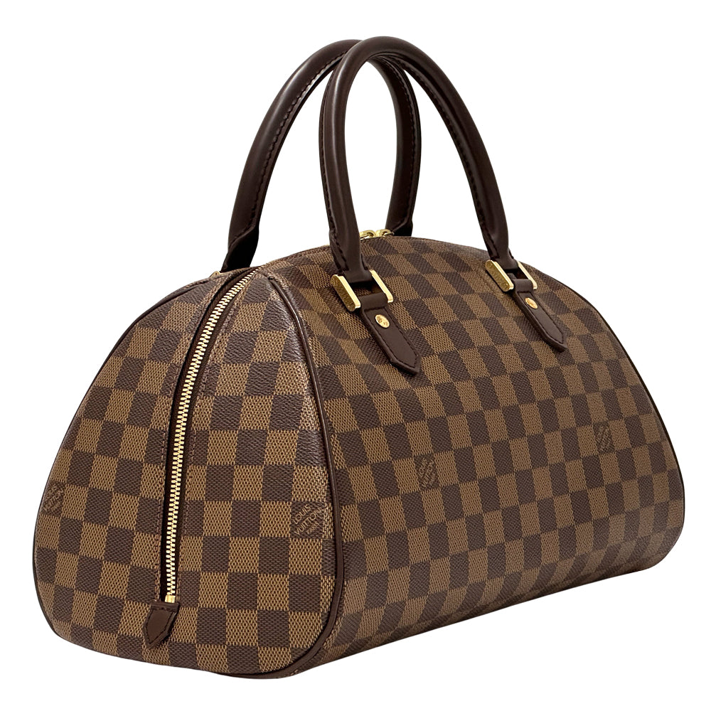 LOUIS VUITTON ルイ・ヴィトン リベラ MM ハンドバッグ ダミエ エベヌ ブラウン N41434 レディース 【中古】