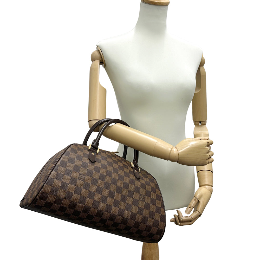 LOUIS VUITTON ルイ・ヴィトン リベラ MM ハンドバッグ ダミエ エベヌ ブラウン N41434 レディース 【中古】