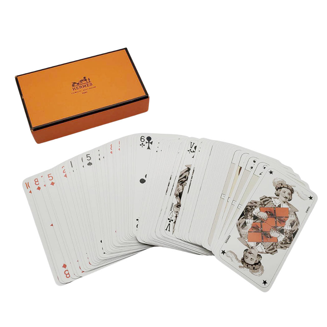 HERMES エルメス トランプ フレンチタロット その他雑貨 ホワイト レディース メンズ 【中古】