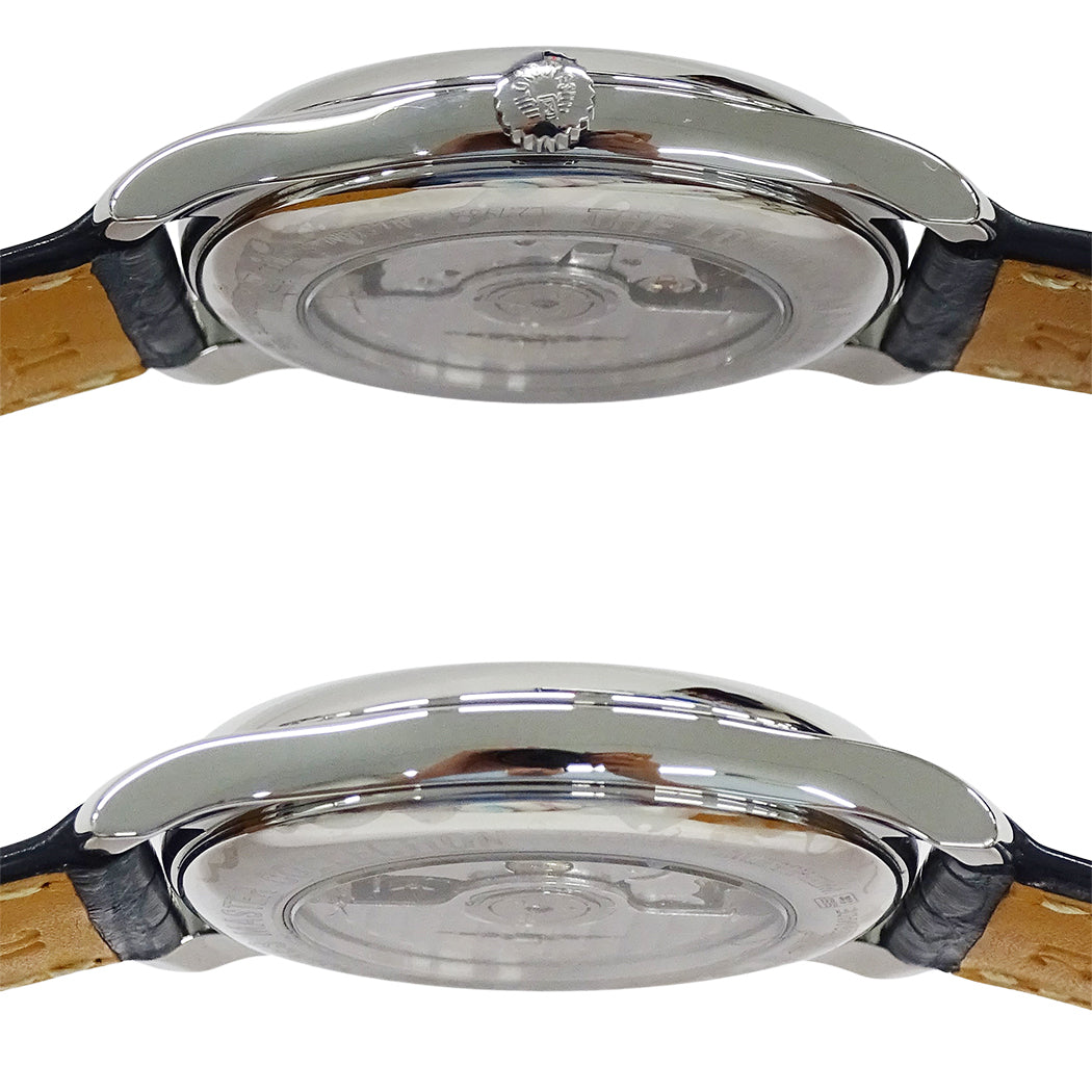 LONGINES ロンジン マスターコレクション L2.793.4 メンズ 腕時計 デイト 自動巻き ステンレス レザー 磨き済み【中古】