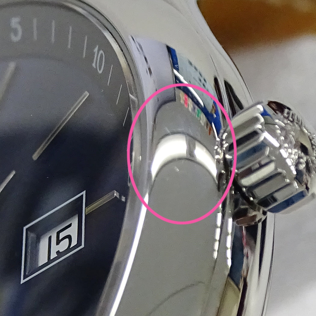 LONGINES ロンジン マスターコレクション L2.793.4 メンズ 腕時計 デイト 自動巻き ステンレス レザー 磨き済み【中古】