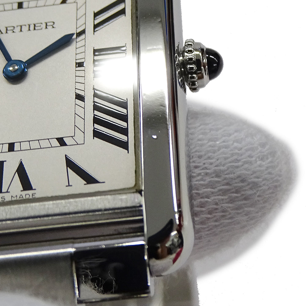 Cartier カルティエ タンクソロ LM W5200014 メンズ 腕時計 クオーツ QZ ステンレス 磨き済み 【中古】