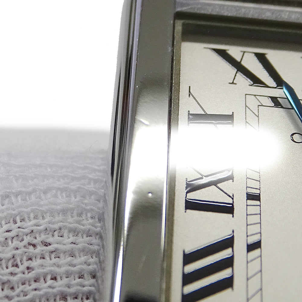 Cartier カルティエ タンクソロ LM W5200014 メンズ 腕時計 クオーツ QZ ステンレス 磨き済み 【中古】