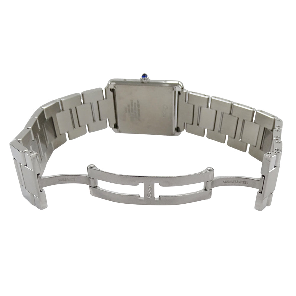 Cartier カルティエ タンクソロ LM W5200014 メンズ 腕時計 クオーツ QZ ステンレス 磨き済み 【中古】