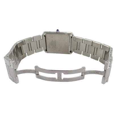 Cartier カルティエ タンクソロ LM W5200014 メンズ 腕時計 クオーツ QZ ステンレス 磨き済み 【中古】