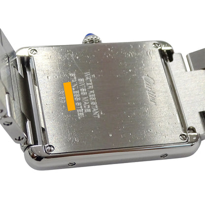 Cartier カルティエ タンクソロ LM W5200014 メンズ 腕時計 クオーツ QZ ステンレス 磨き済み 【中古】