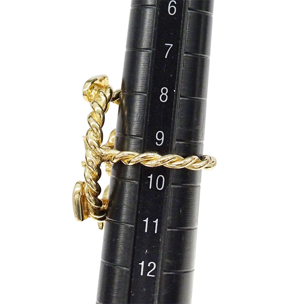 LOUIS VUITTON ルイ・ヴィトン バーク・スウィート モノグラム リング 指輪 ゴールド マルチカラー レディース M65587 【中古】