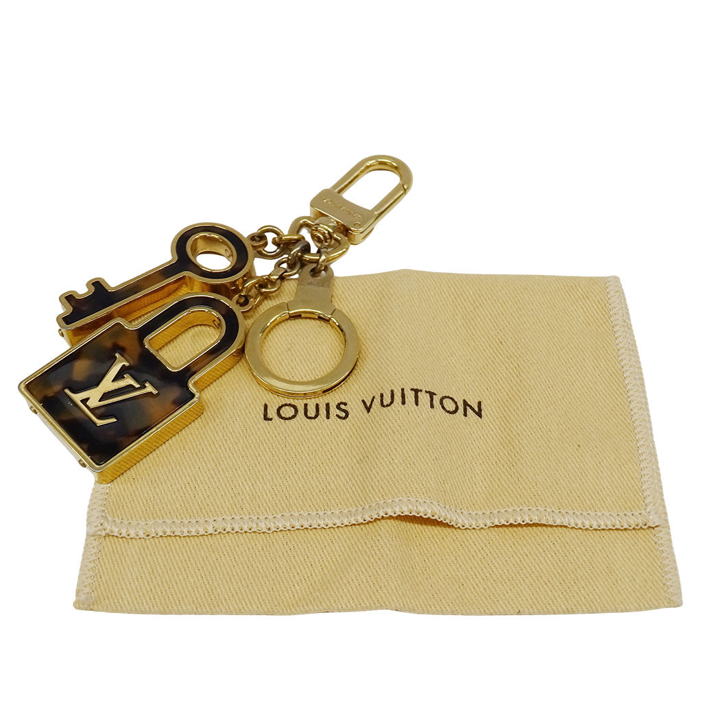LOUIS VUITTON ルイ・ヴィトン ポルトクレ・コンフィダンス キーホルダー メタル ゴールド レディース メンズ M66132 【中古】