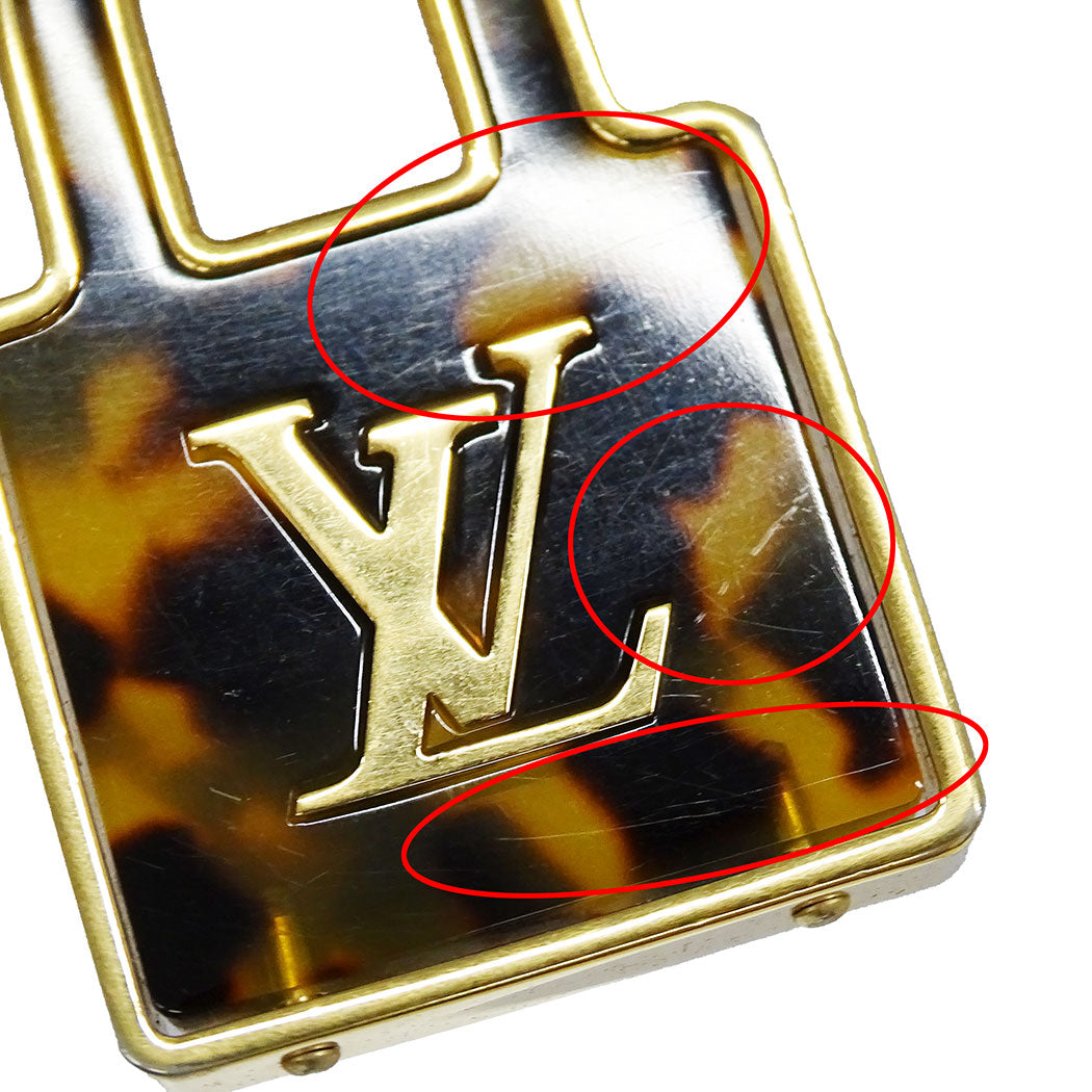 LOUIS VUITTON ルイ・ヴィトン ポルトクレ・コンフィダンス キーホルダー メタル ゴールド レディース メンズ M66132 【中古】