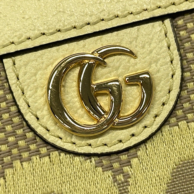 GUCCI グッチ コインケース ジャンボGG オフィディア イエロー 726503 キャンバス レディース メンズ 【中古】
