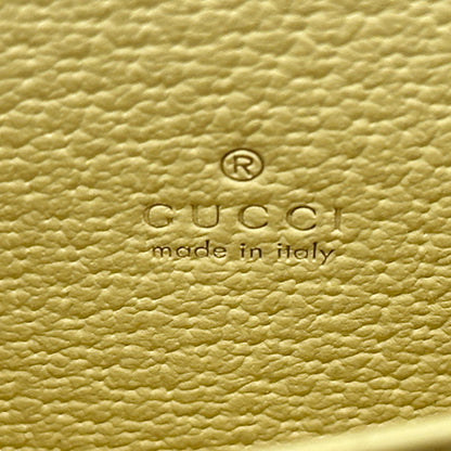 GUCCI グッチ コインケース ジャンボGG オフィディア イエロー 726503 キャンバス レディース メンズ 【中古】