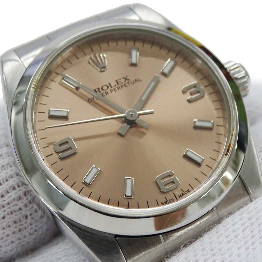 ROLEX ロレックス オイスターパーペチュアル 77080 F番 ボーイズ 腕時計 自動巻き AT ステンレス 磨き済み【中古】